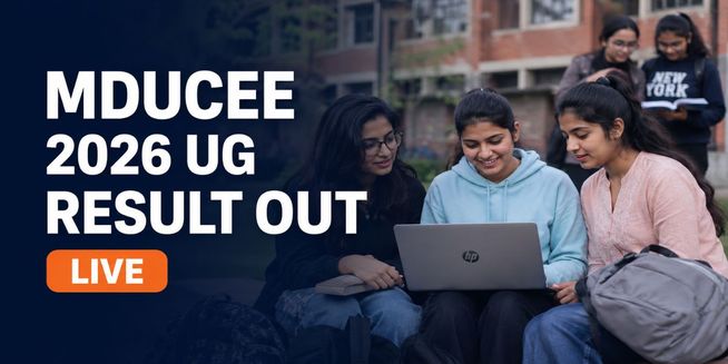 MDUCEE 2026 UG Result Declared; Check Steps to Download Scorecard